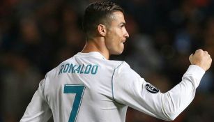 Cristiano Ronaldo festeja gol con el Real Madrid