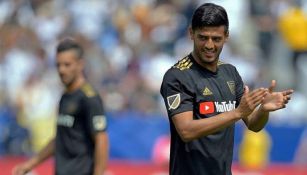 Carlos Vela festeja gol con LAFC