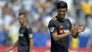 Carlos Vela durante un partido de Los Ángeles FC