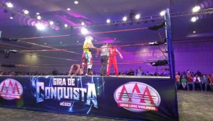 El mano a mano entre Psycho Clown y el Hijo del Fantasma