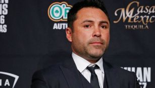 De la Hoya, en una conferencia de prensa