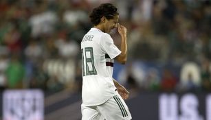 Lainez se lamenta en el juego entre el Tri y Estados Unidos