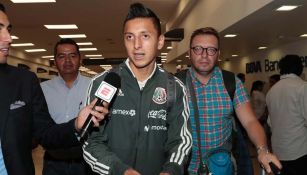 Piojo Alvarado llegando a la Ciudad de México