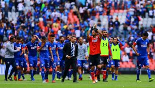 Corona agradece el apoyo de la afición celeste en la J5 del A2018