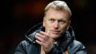 Moyes aplaude durante un partido