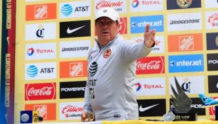 Miguel Herrera, en conferencia de prensa en Coapa