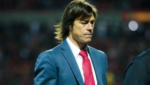 Almeyda durante el Clausura 2018 