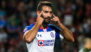 Cauteruccio celebra el segundo gol de La Máquina ante Xolos