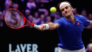 Roger Federer en un partido de Tenis