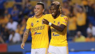 Enner Valencia festeja su gol