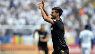 Carlos Vela en partido con LAFC