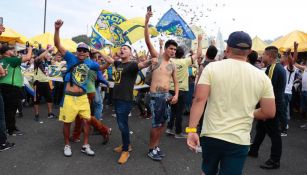 La afición de América previo al partido