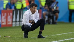 Osorio, durante un partido de México