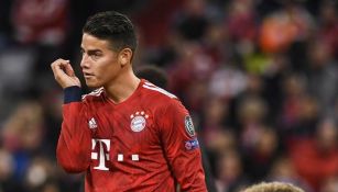 James Rodríguez, en un juego con el Bayern Munich