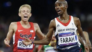 Rupp y Farah compitiendo 