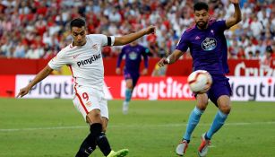 Araujo y Yedder en el partido de la Jornada 8