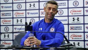 Pedro Caixinha, en conferencia de prensa con Cruz Azul