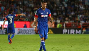 Caraglio en un partido con Cruz Azul 