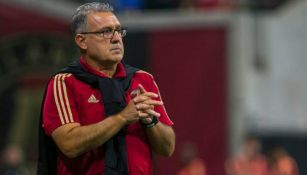 Martino durante partido del Atlanta United 