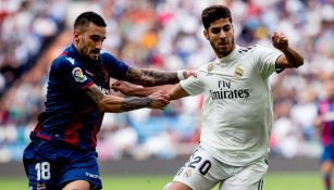 Asensio, en el partido frente al Levante