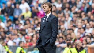 Julen Lopetegui, en un encuentro al frente del Real Madrid