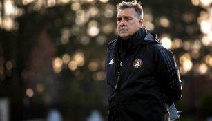 Gerardo Marttino, durante un entrenamiento con el Atlanta