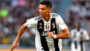 CR7, durante un compromiso con la Juventus 