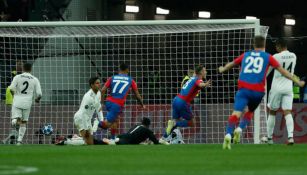 CSKA festejando un gol ante el Real Madrid 