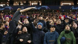 Aficionados del CSKA Moscú, en un juego de su equipo