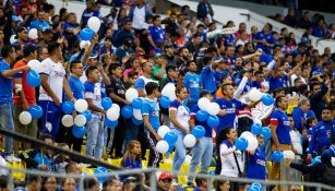 Aficionados celestes apoyan a La Máquina en duelo de Copa MX