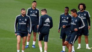 Vinicius entrenó con la primera plantilla del Real Madrid 