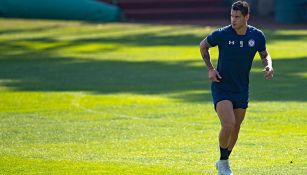 Caraglio en entrenamiento con el Cruz Azul 