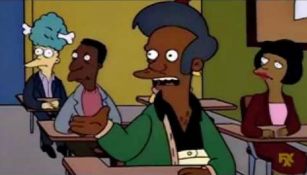 Apu durante una escena de Los Simpson