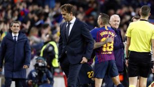 Lopetegui se lamenta tras la derrota en El Clásico