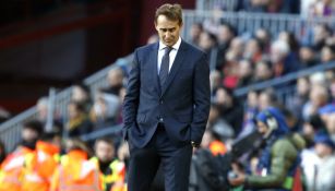 Julen Lopetegui durante el encuentro ante el Barcelona