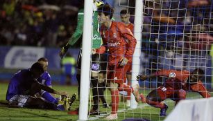 Álvaro Odriozola celebra su anotación contra Melilla