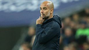 Guardiola, durante un encuentro del Manchester City