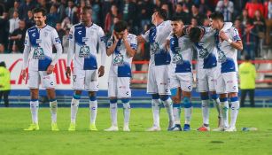 Jugadores del Pachuca después de un partido