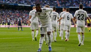 Vinicius festejó así su gol contra Valladolid