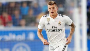 Toni Kroos durante un partido con el Real Madrid