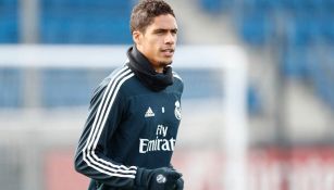 Raphael Varane en entrenamiento del Real Madrid