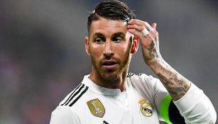 Sergio Ramos, en juego del Real Madrid vs Voktoria Plzen