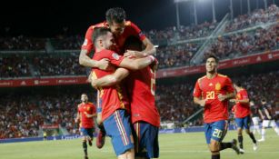 España celebra victoria frente a Croacia en Liga de Naciones 