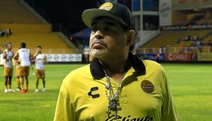 Maradona, en entrenamiento con Dorados 