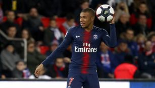 Kylian Mbappé, en un juego con el PSG