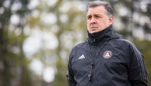 Tata Martino, durante un entrenamiento del Atlanta