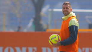 Jérémy Ménez, en un entrenamiento con América en Coapa