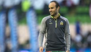 Landon Donovan, durante un juego con León