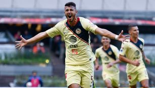 Guido celebra un gol con las Águilas