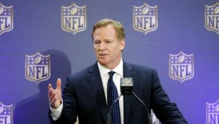 Roger Goodell en conferencia de prensa